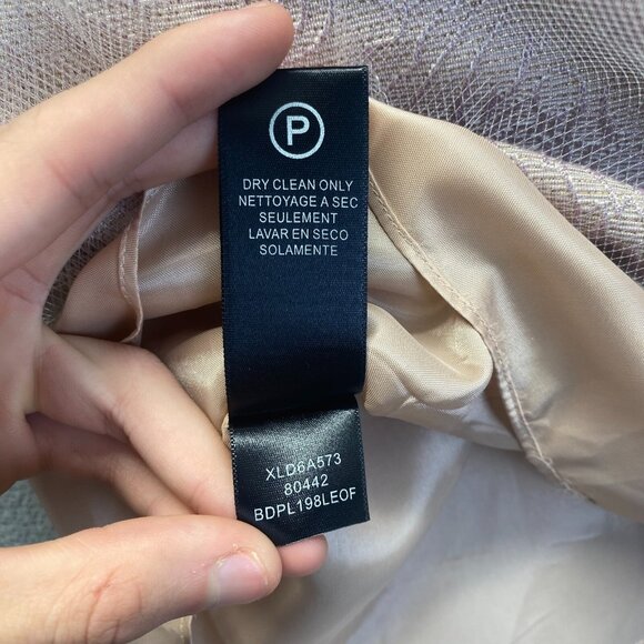 BCBG Paris Size 2 Betsy Dress,Blush,Pockets,Lined,Women's,Sleeveless,Preppy,Zipp - Picture 10 of 14